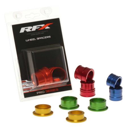 Espaciadores de rueda traseros RFX Pro Series - rojo