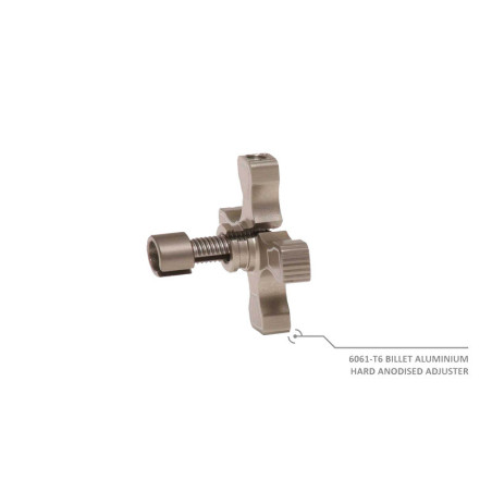 Ajustador rápido y tornillo de recambio del conjunto de embrague RFX Pro Series - anodizado duro