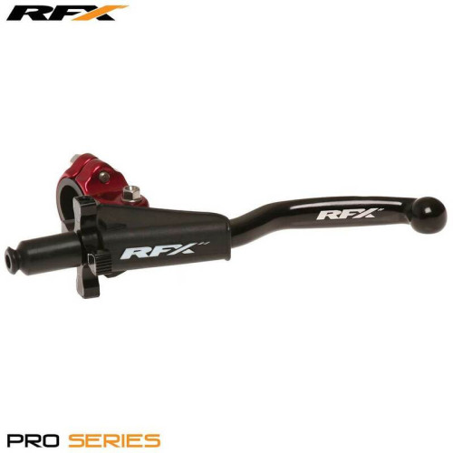 Conjunto de maneta de embrague forjada RFX Pro Series 2 tiempos Universal EZ Adjust - rojo