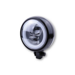 Faro delantero LED HIGHSIDER pro Flat Type 9 - negro - 1 pieza
