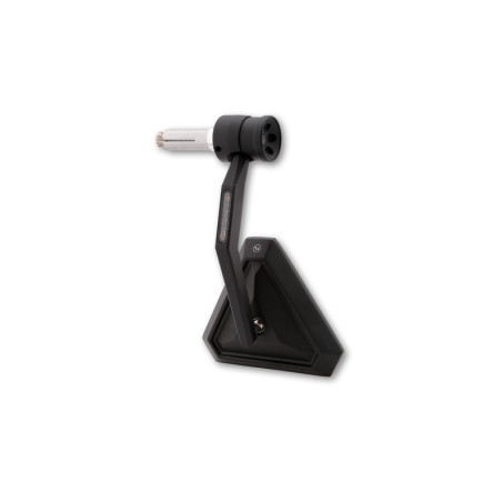 Retrovisor contrapeso de manillar HIGHSIDER pro Tetra - con intermitentes LED - negro - 1 pieza