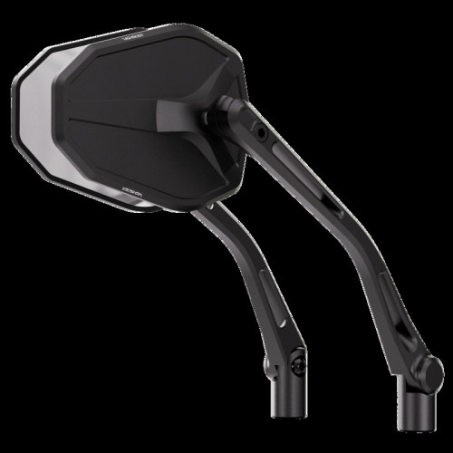 Retrovisor de manillar HIGHSIDER pro Victory-Slim – negro mate – pareja