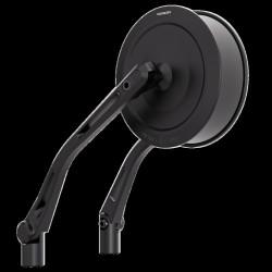 Retrovisor de manillar HIGHSIDER pro Montana-Slim – negro mate – pareja 2