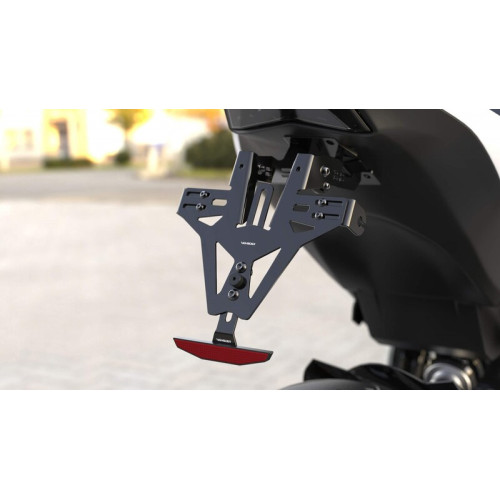 Portamatrículas HIGHSIDER pro Akron-RS - Ducati - sin luz trasera