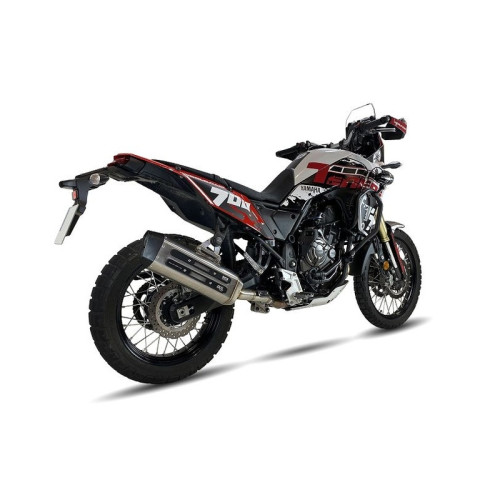 Silenciador IXIL MXT acero inoxidable / aluminio negro - EY9067SS