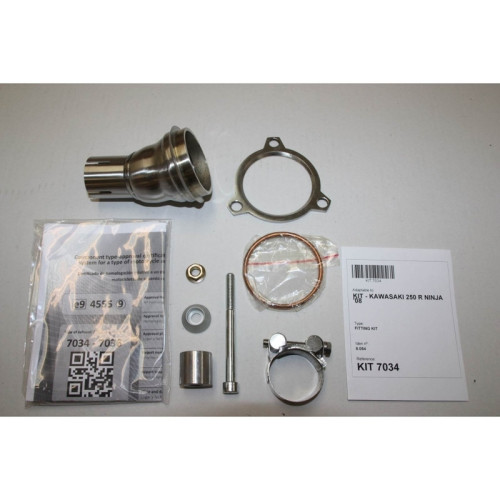 Silenciador IXIL Hexoval Xtrem acero inoxidable / aluminio negro - OK7034VSE