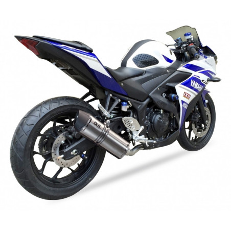 Escape completo IXIL Hexoval Xtrem Race acero inoxidable / aluminio negro - OY9025VSE