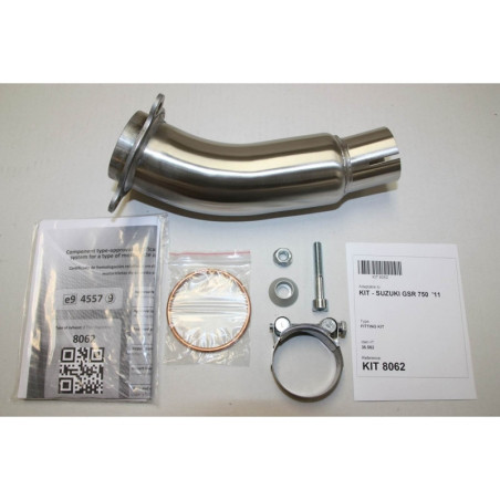 Silenciador IXIL Hexoval Xtrem acero inoxidable negro / aluminio negro - OS8062VSEB