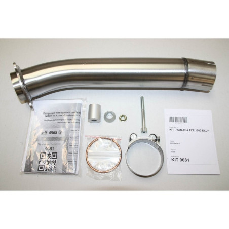 Silenciador IXIL Hexoval Xtrem acero inoxidable negro / aluminio negro - OY9081VSEB
