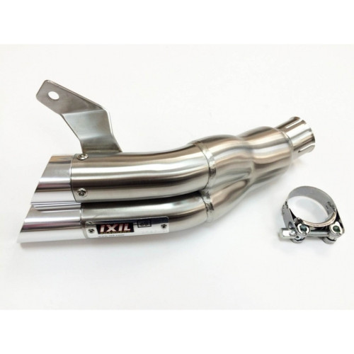 Silenciador IXIL Dual Hyperlow L2X acero inoxidable / aluminio pulido - XS8358V