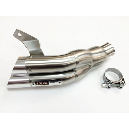 Silenciador IXIL Dual Hyperlow L2X acero inoxidable / aluminio pulido - XS8358V