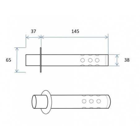DB Killer IXIL para silenciador Conical Big Holes - OV10-4