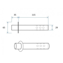 DB Killer IXIL para silenciador Conical Small Holes - OV15-4 2