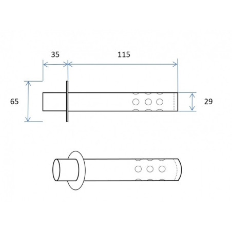 DB Killer IXIL para silenciador Conical Small Holes - OV15-4