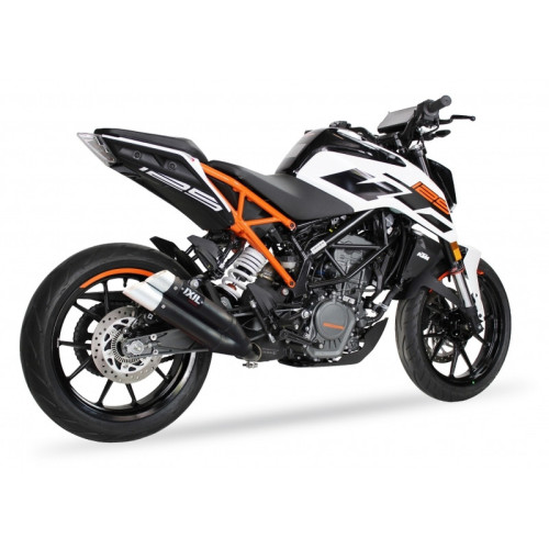 Silenciador IXIL Dual Hyperlow L3XB acero inoxidable negro / aluminio - XM3357XB