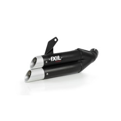Escape completo IXIL Hyperlow acero inoxidable negro / aluminio pulido - XK7353XB