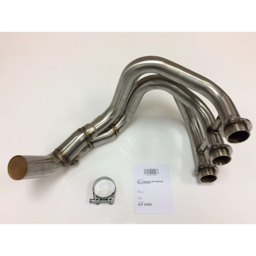 Escape completo IXIL Hyperlow acero inoxidable negro / aluminio pulido - XY9380XB