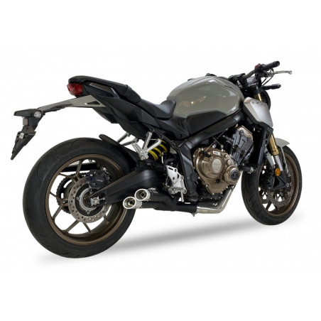 Escape completo IXIL Hyperlow acero inoxidable negro / aluminio pulido - XH6342XB