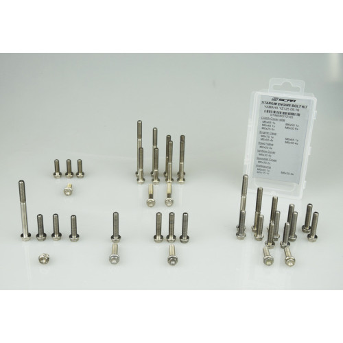 Kit de tornillos de titanio para motor SCAR