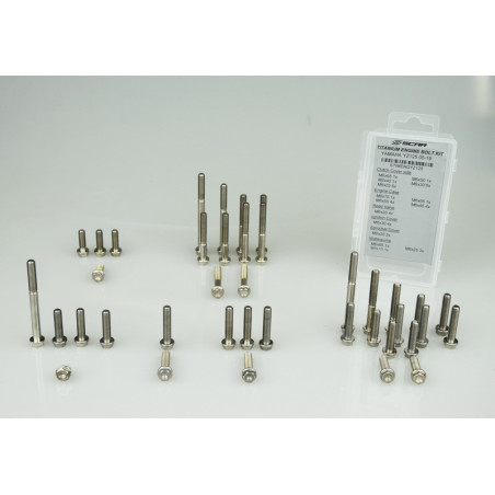 Kit de tornillos de titanio para motor SCAR