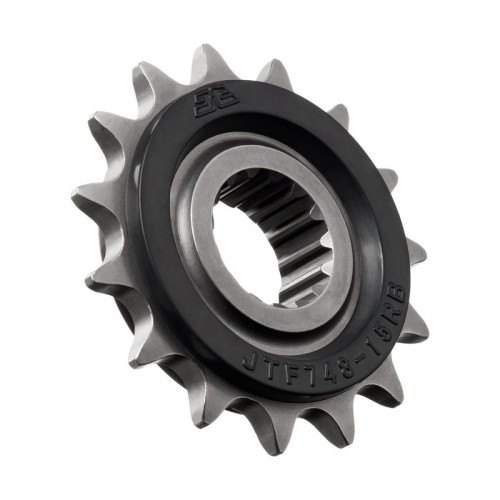 Piñón con goma anti-ruido JT SPROCKETS acero 748 - 520