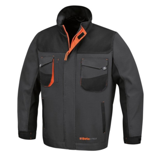 Chaqueta de trabajo BETA en T/C canvas 260 g/m² elementos en Oxford