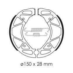 Zapatas de freno TECNIUM Scooter orgánicas - BA209