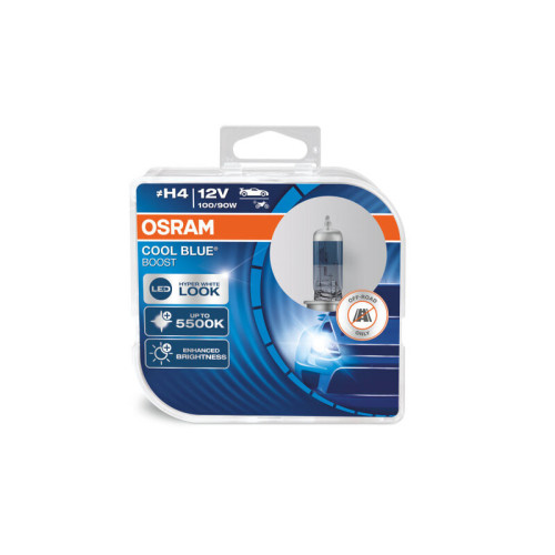 Lámpara OSRAM Cool Blue Boost H4 12V / 100 / 90W - 2 uds