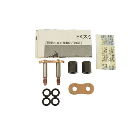 Enganche de cadena EK 525ZVX3 SLJ (remache tipo rosca) - Color oro