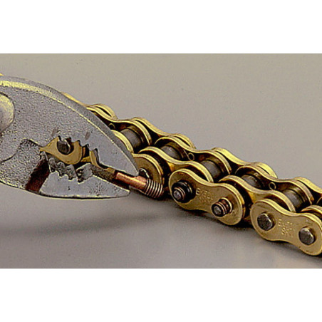 Enganche de cadena EK 525ZVX3 SLJ (remache tipo rosca) - Color oro