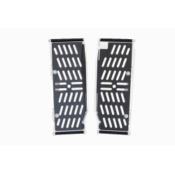 Protectores de radiador aluminio negro AXP - TM RACING