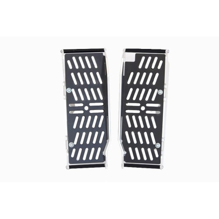 Protectores de radiador aluminio negro AXP - TM RACING