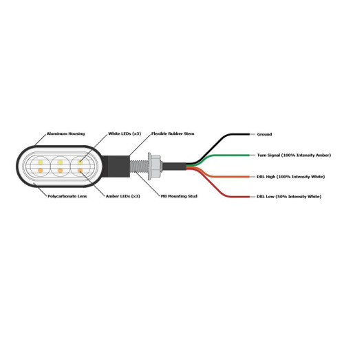 Intermitentes delantero DENALI T3 Modular Switchback