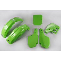 Kit de plástica UFO verde - Kawasaki KX125