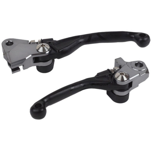 Juego de manetas articuladas POLISPORT Pivot negro - KTM / Husqvarna