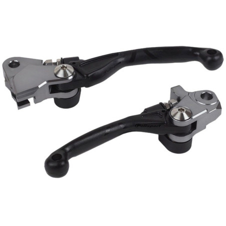 Juego de manetas articuladas POLISPORT Pivot negro - KTM / Husqvarna
