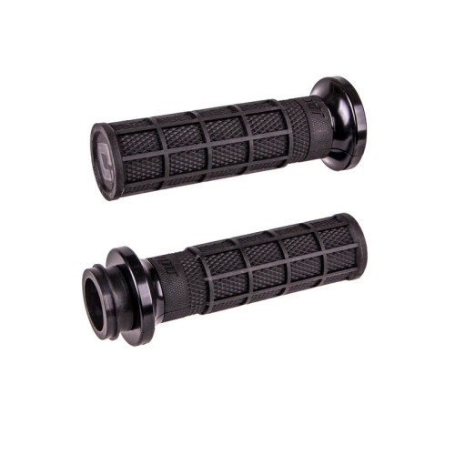 Juego de puños completos ODI V-Twin Lock-on™ Hart-Luck Signature TBW (acelerador por cable) - Harley Davidson (08-)
