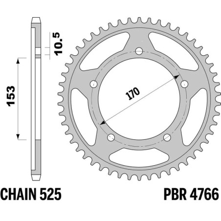 Corona PBR estándar 4766 - 525
