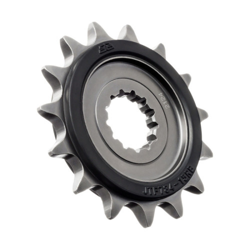 Piñón con goma anti-ruido JT SPROCKETS acero 15 dientes 784 - 520