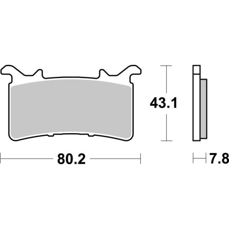 Juego de pastillas de freno BREMBO Carbon Ceramic para competición - 07GR99RC