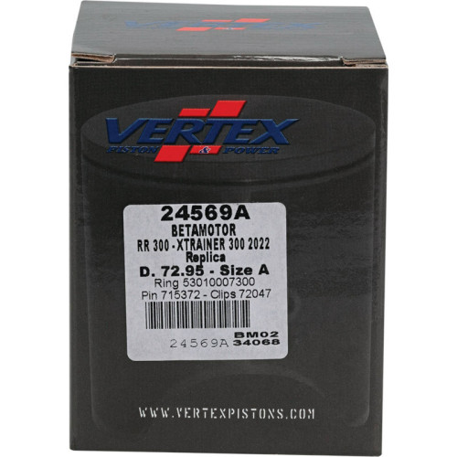 Pistón fundición VERTEX Replica