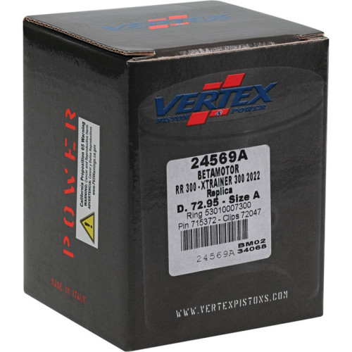 Pistón fundición VERTEX Replica