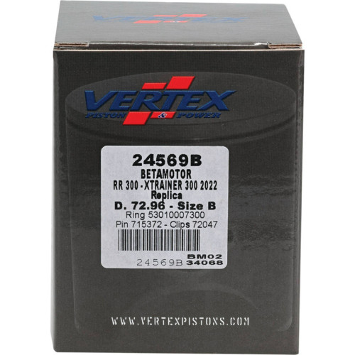 Pistón fundición VERTEX Replica