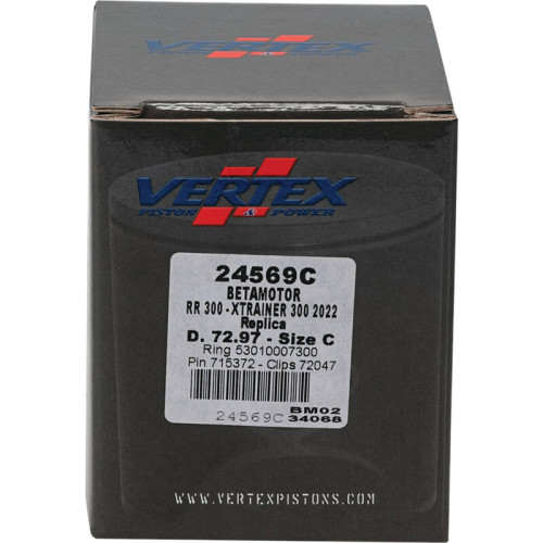 Pistón fundición VERTEX Replica