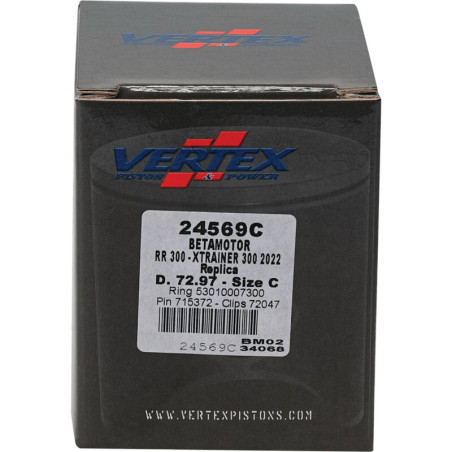 Pistón fundición VERTEX Replica