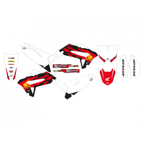 Kit de adhesivos BLACKBIRD Retro - Honda CR