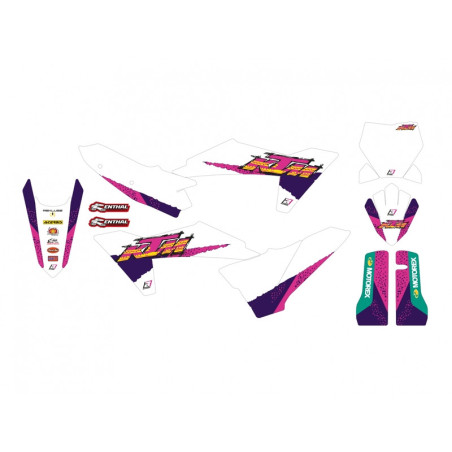 Kit de adhesivos BLACKBIRD Retro - KTM SX/SX-F