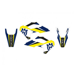 Kit adhesivos + funda de asiento BLACKBIRD Dream Graphic 4 - Husqvarna TC/FC 2