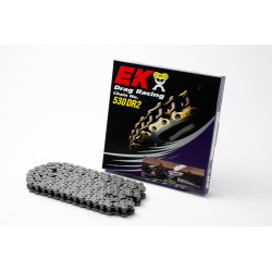 Cadena de transmisión EK CHAIN 530 DRZ2 - Sin retenes - Cierre tipo clip