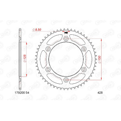 Corona AFAM acero estándar 10201 - Paso 428